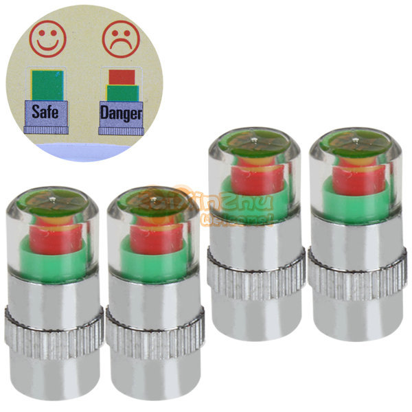 4 x 2.4 bar car tyre tire air pressure monitoring system warning indicator tire valve stem caps for auto vehicle truck 4 x 2.4 bar car tyre tire air pressure monitoring system warning indicator tire valve stem caps for auto vehicle truck