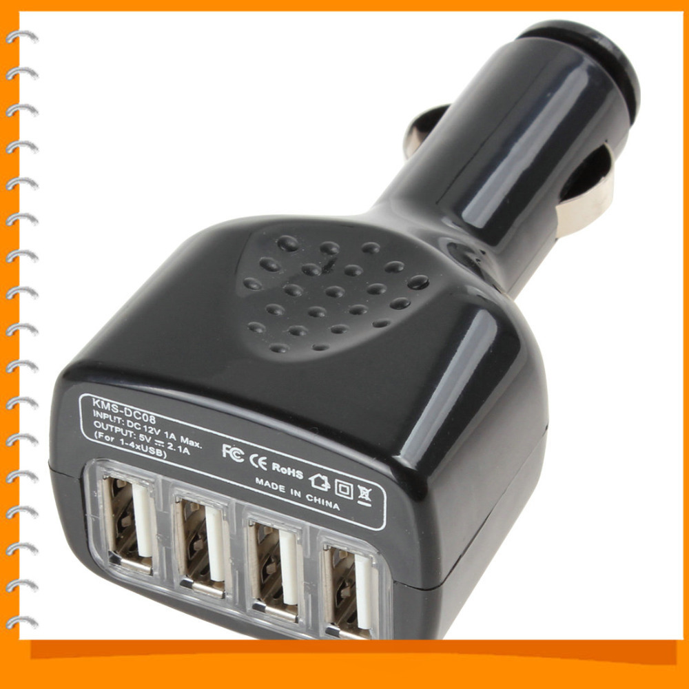 5v 2.1a 4-port usb car charger auto car cigarette lighter socket charger power adapter for mobile cell phone 5v 2.1a 4-port usb car charger auto car cigarette lighter socket charger power adapter for mobile cell phone