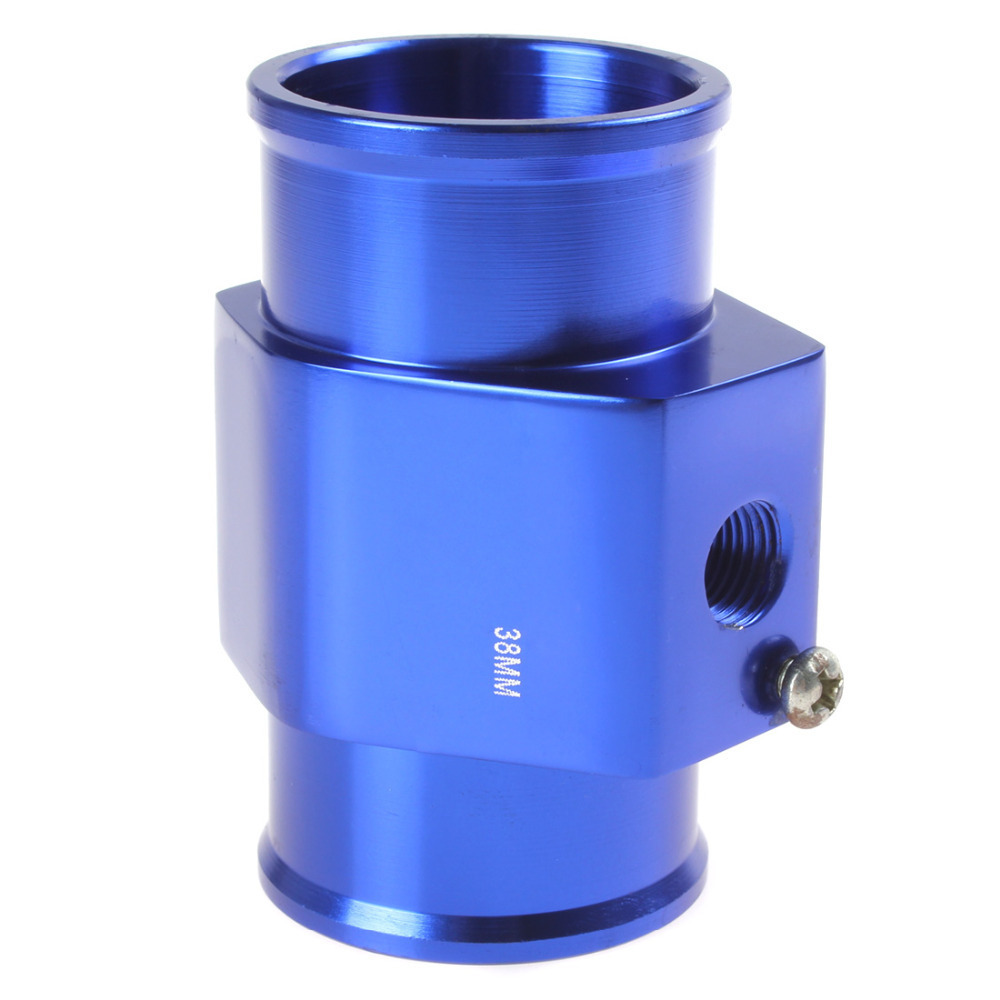 auto car water temperature guage meter water temp sensor adapter 38mm aluminium with clamps