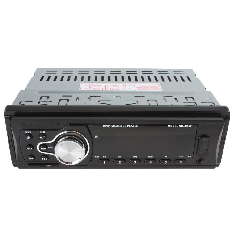 car audio player mp3 music / fm radio & usb / sd player stereo in-dash fm aux input receiver with remote