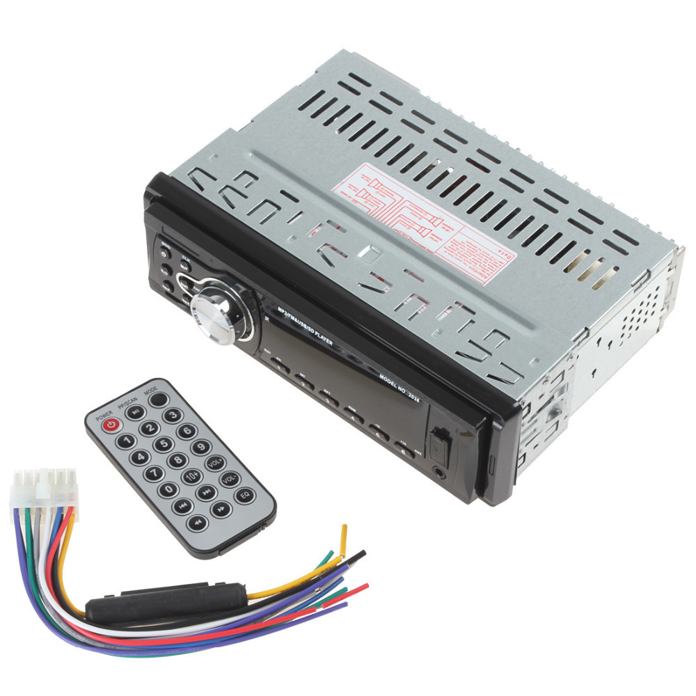 car audio player mp3 music / fm radio & usb / sd player stereo in-dash fm aux input receiver with remote