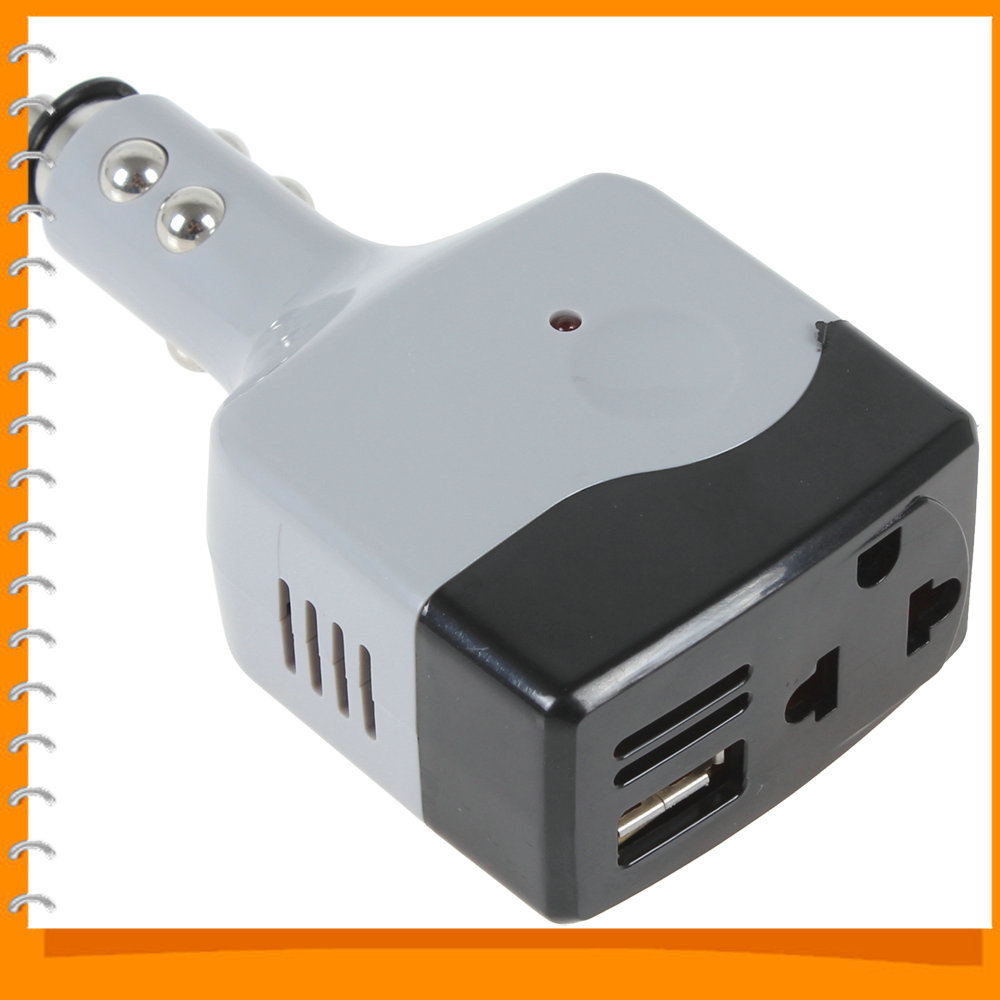 dc 12 / 24v to ac 220v / usb 6v car mobile power inverter adapter auto car power converter charger