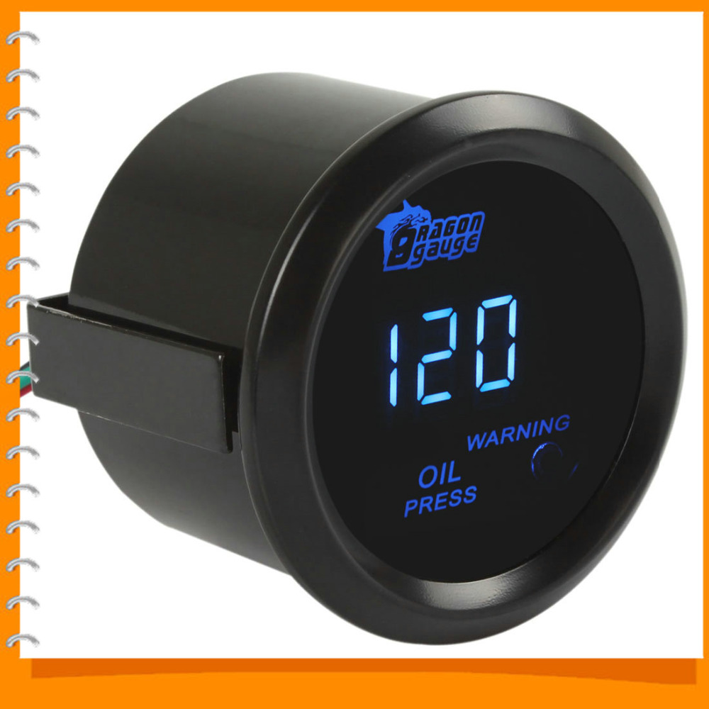 digital blue led electronic 1-120 psi oil pressure press gauge meter sensor engine test kit for auto car / trucks digital blue led electronic 1-120 psi oil pressure press gauge meter sensor engine test kit for auto car / trucks