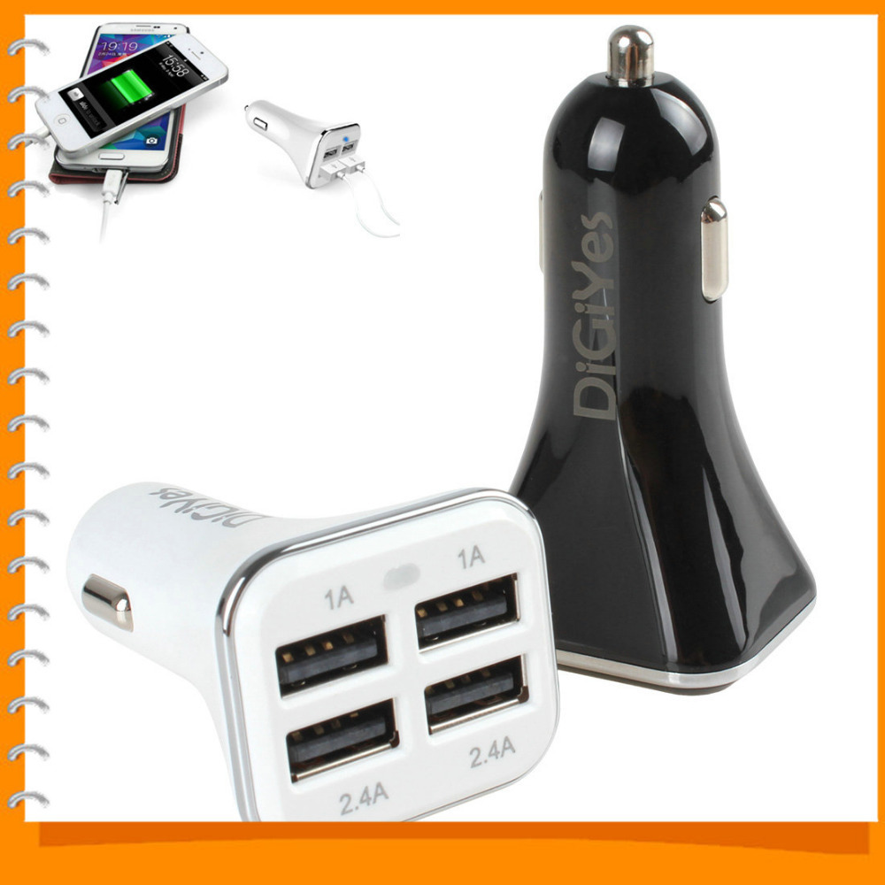digiyes 34w 5v 6.8a usb car cigarette lighter socket splitter 4 usb ports car charger adapter for iphone ipad samsung tablet mp3 digiyes 34w 5v 6.8a usb car cigarette lighter socket splitter 4 usb ports car charger adapter for iphone ipad samsung tablet mp3