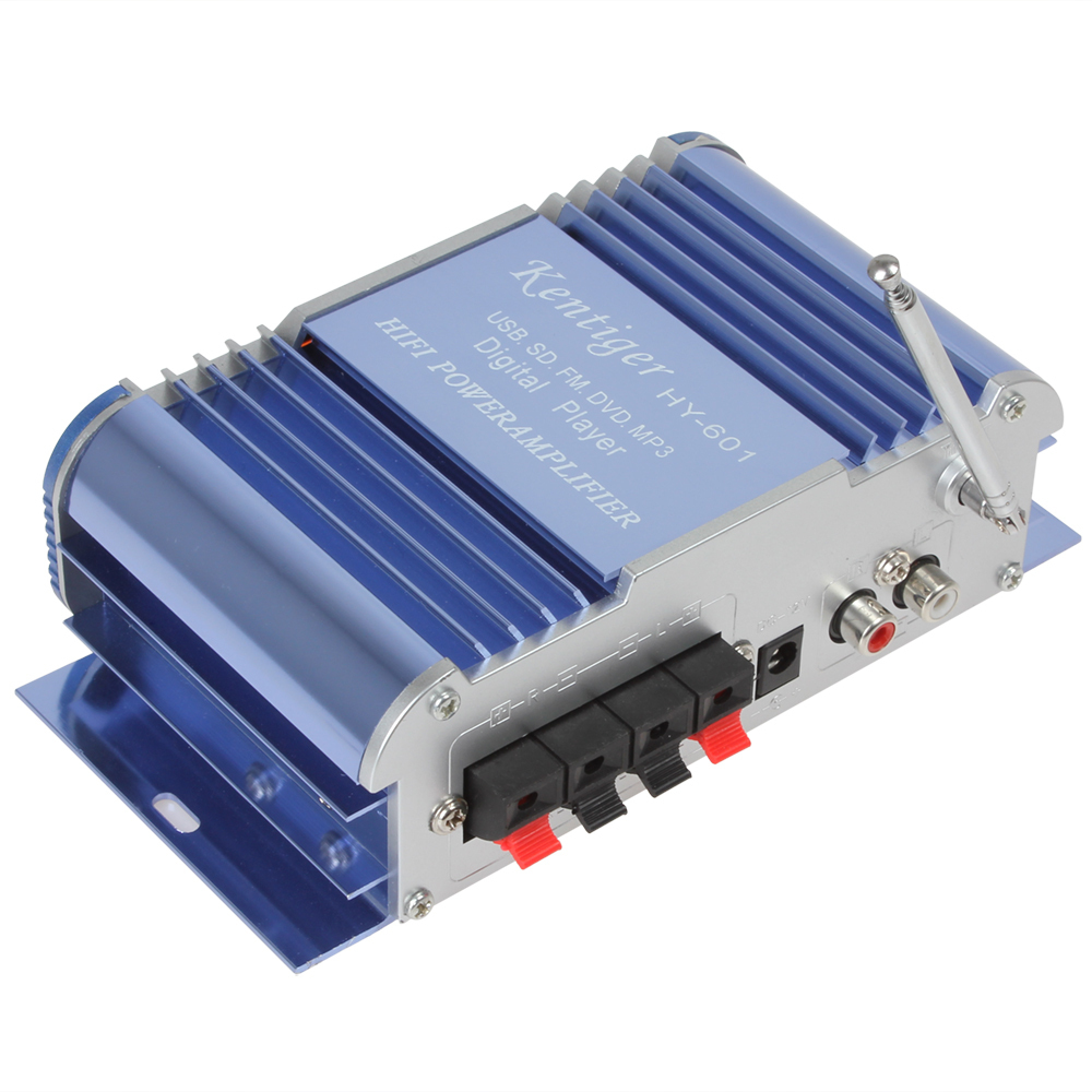 hy601 hi-fi mini digital motorcycle auto car stereo power amplifier sound mode audio music player support 2 channel usb fm sd