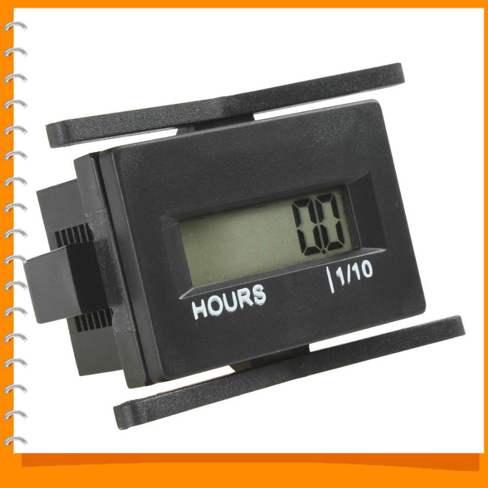 ip68 waterproof digital lcd hour meter motorcycle dc 4.5v-60v for tractor / marine / atv / snowmobile / cars ip68 waterproof digital lcd hour meter motorcycle dc 4.5v-60v for tractor / marine / atv / snowmobile / cars