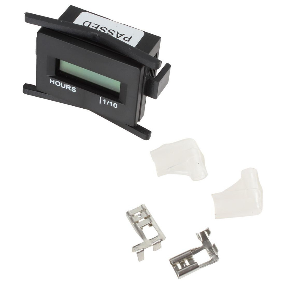 ip68 waterproof digital lcd hour meter motorcycle dc 4.5v-60v for tractor / marine / atv / snowmobile / cars