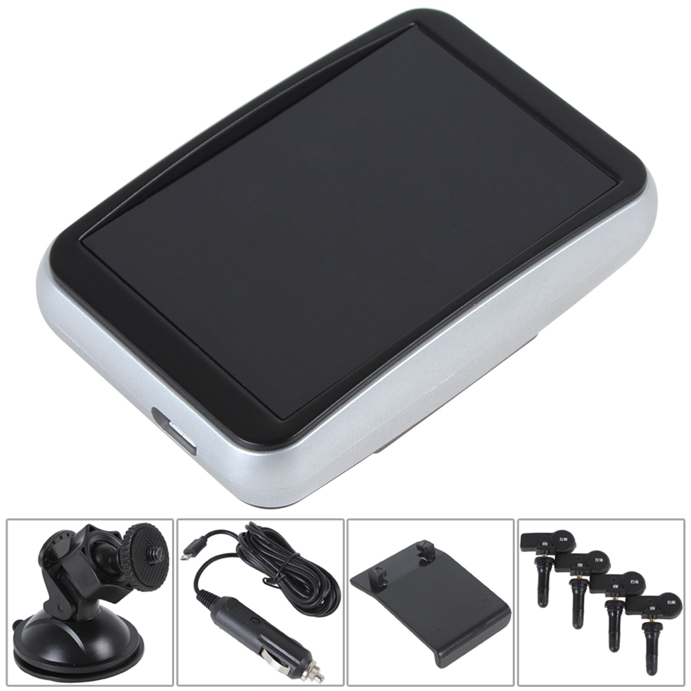 led digital real-time car tire pressure monitor & temperature monitoring system car tyre pressure meter gauge sensors