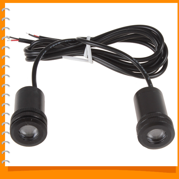 one pair 2pcs 3w double loop design auto car door decorative light lamp for all vehicles one pair 2pcs 3w double loop design auto car door decorative light lamp for all vehicles