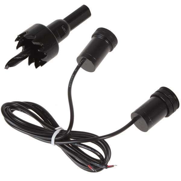 one pair 2pcs 3w double loop design auto car door decorative light lamp for all vehicles