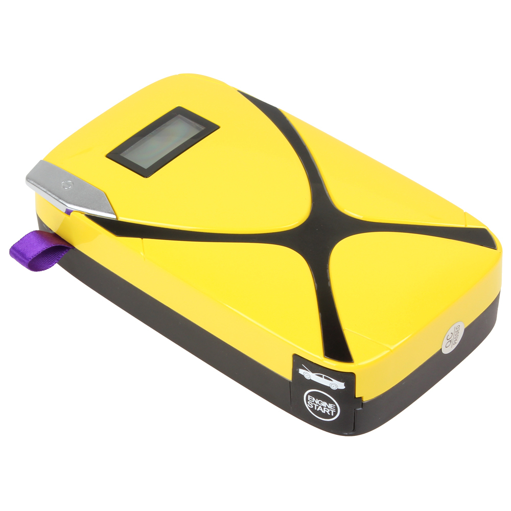 portable mini pocket car battery jump starter 8000mah multi-function auto car power bank pack for phone / laptop