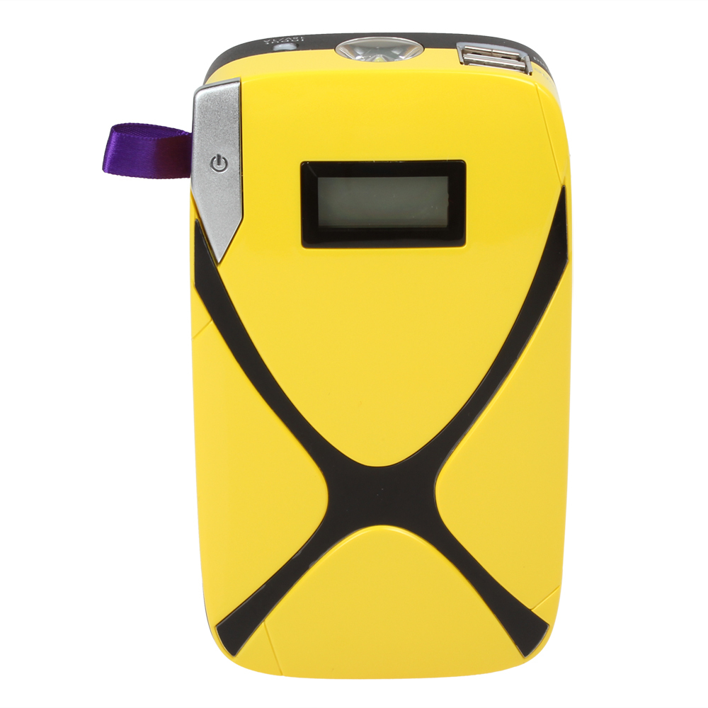 portable mini pocket car battery jump starter 8000mah multi-function auto car power bank pack for phone / laptop