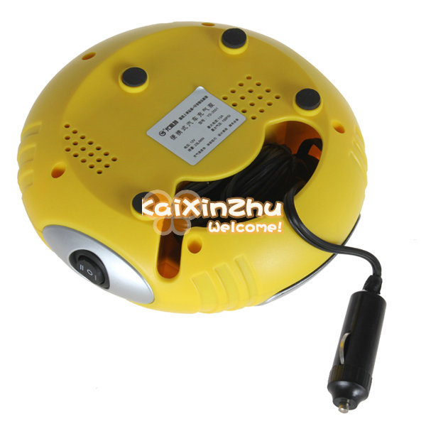 portable yd-3501 dc 12v 150psi car tyre air pump inflation compressor vehicle auto electric tyre tire inflator with 4 led lights