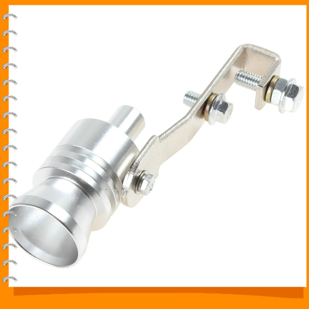 silver universal car turbo sound whistle muffler exhaust pipe auto blow-off valve simulator l silver universal car turbo sound whistle muffler exhaust pipe auto blow-off valve simulator l
