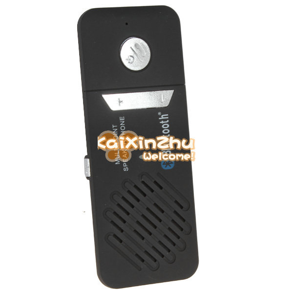 sun visor clip-on dual-point bluetooth 3.0 wireless hands + edr auto car kit speakerphone speaker phone hands calls