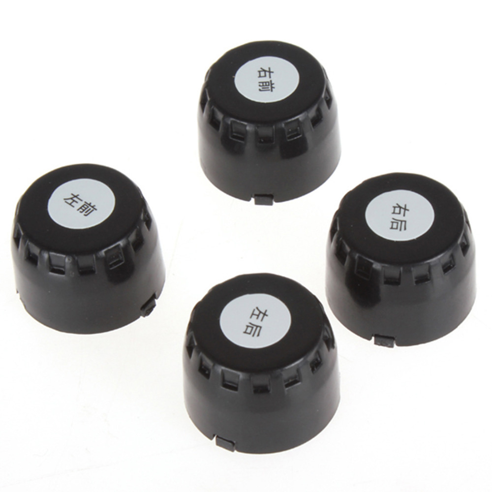 tpms wireless tire pressure monitoring system car tire monitor pressure auto tyre pressure with 4 sensors & lcd display