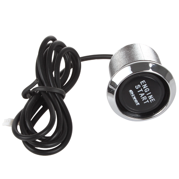 universal 12v auto car engine start stop push button ignition engine switch starter with blue illumination for all cars