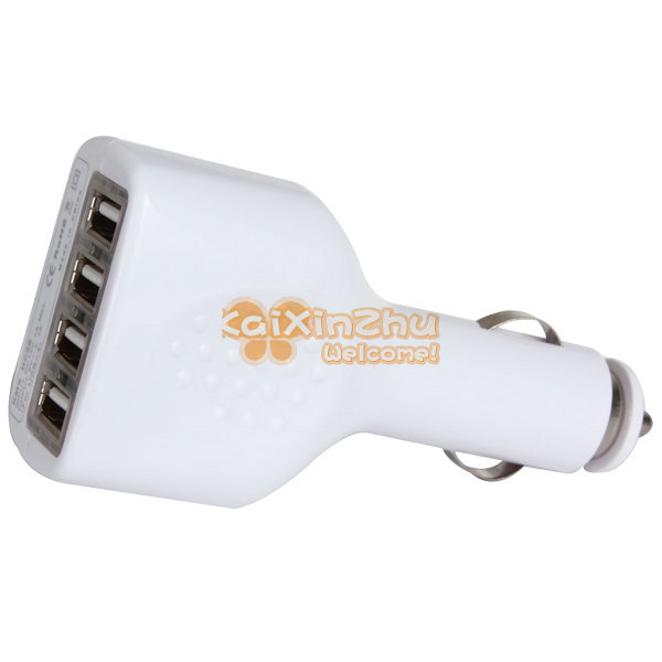 universal 4 port usb dc 12v mini vehicle auto car cigarette charger adapter splitter 2.1a four usb