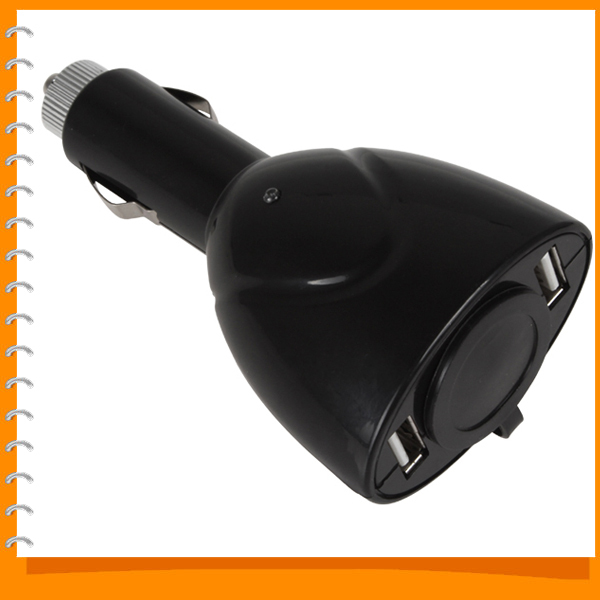 universal black 2-port dual usb auto car charger adapter & car cigarette lighter splitter adaptor for mp3 mp4 ipod gps pda universal black 2-port dual usb auto car charger adapter & car cigarette lighter splitter adaptor for mp3 mp4 ipod gps pda