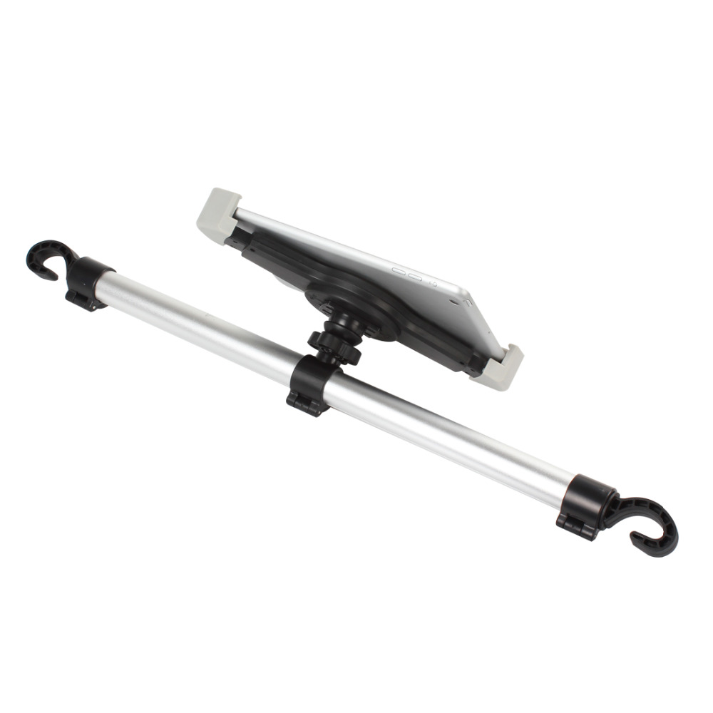 universal headrest car tablet holder back seat rear mount stand bracket 360 degree rotation for 7 - 11 inches tablet pcs