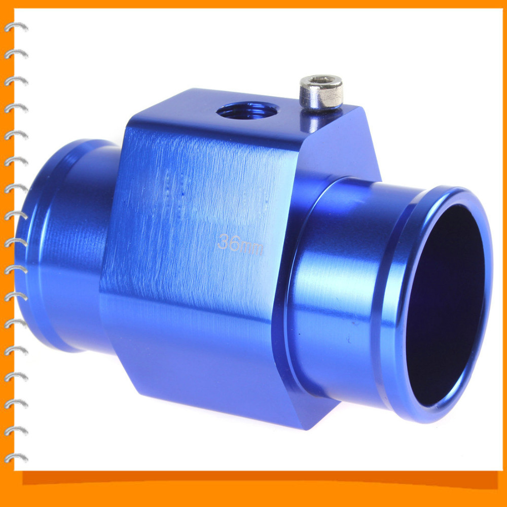 water temperature temp sensor guage adapter meter 36mm aluminium with clamps for auto car water temperature temp sensor guage adapter meter 36mm aluminium with clamps for auto car