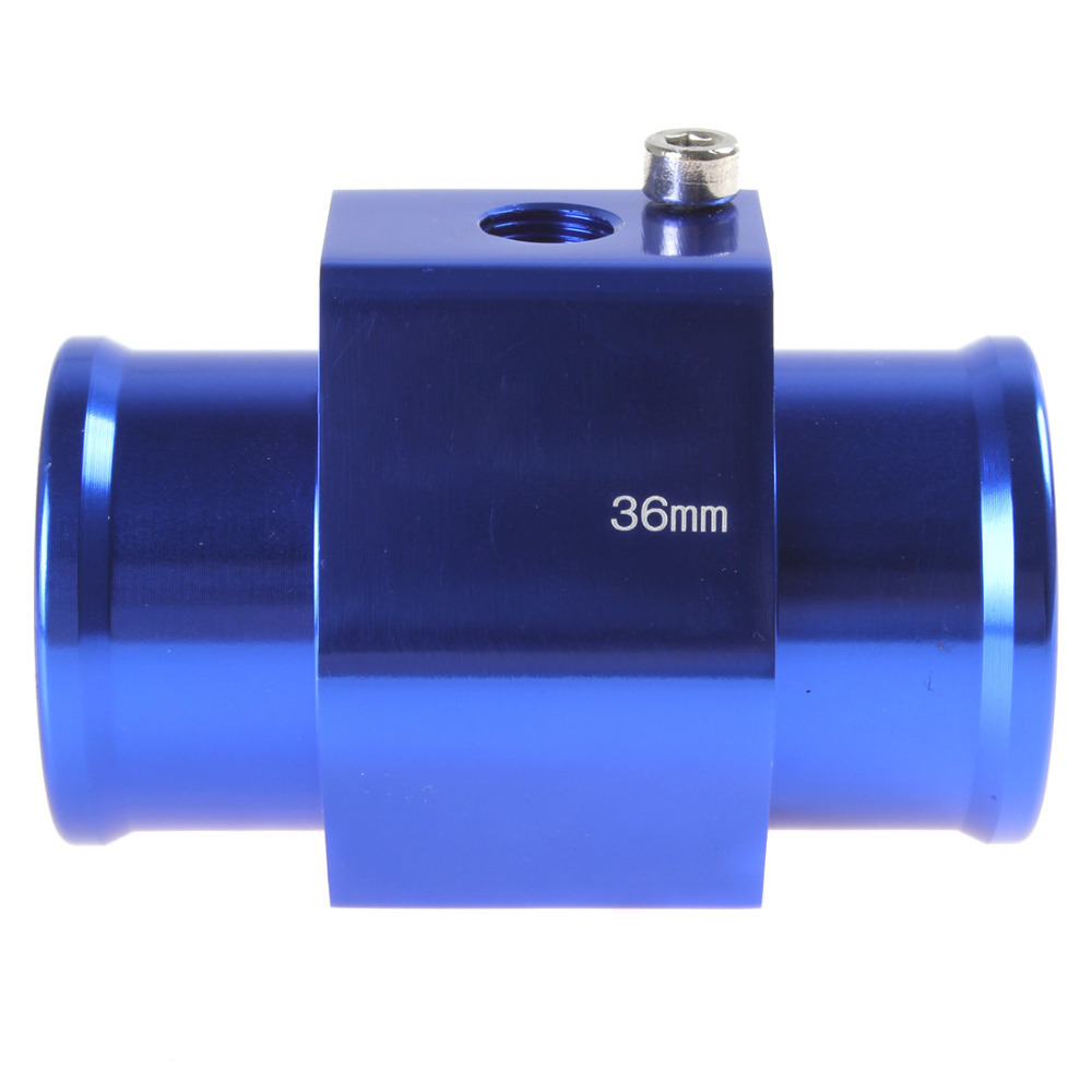 water temperature temp sensor guage adapter meter 36mm aluminium with clamps for auto car