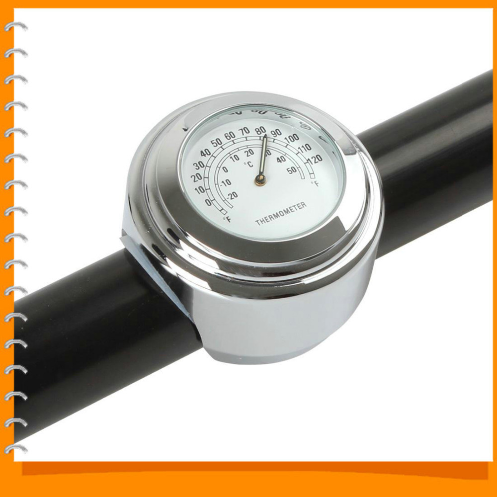 waterproof shock resistant durable motorcycle handlebar thermometer white dial mount thermometer with wrench waterproof shock resistant durable motorcycle handlebar thermometer white dial mount thermometer with wrench