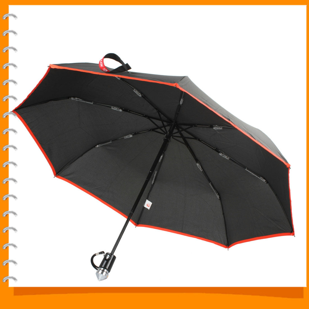 xt-as002 car folding umbrella automatic open / close + cuspidal emergency steel hammer xt-as002 car folding umbrella automatic open / close + cuspidal emergency steel hammer