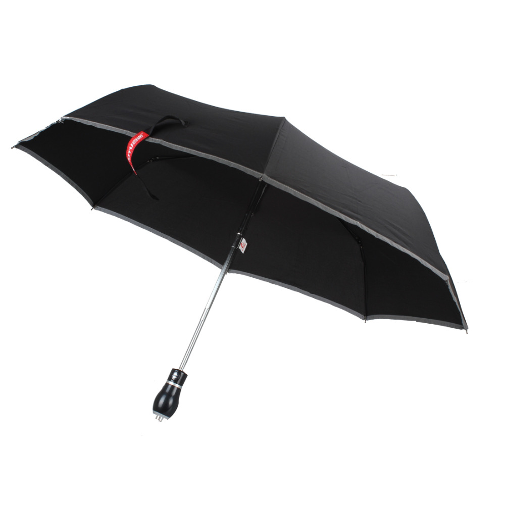xt-as003 car folding umbrella automatic open/close with emergency steel hammer + seat belt cutter