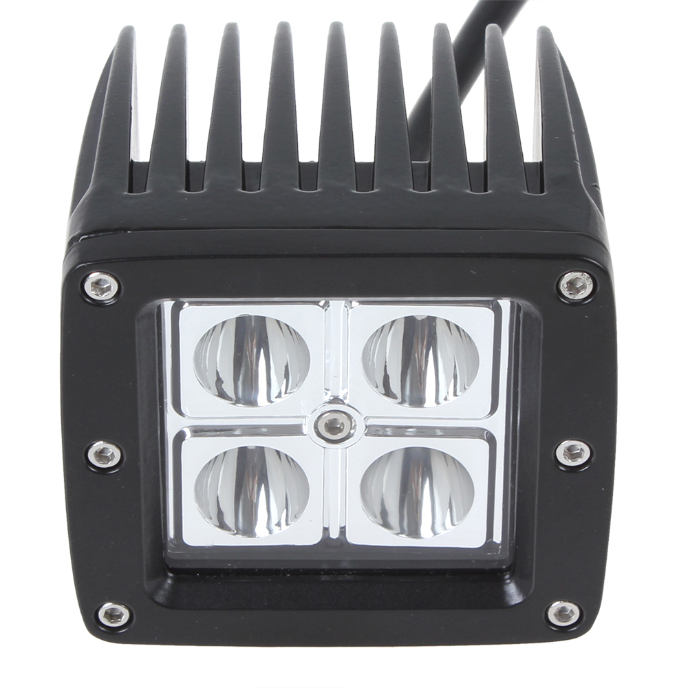 1040lm 16w 4 x 4w waterproof offroad car led work light led work lamp for motorcycle / tractor / boat / 4wd off road / suv / atv