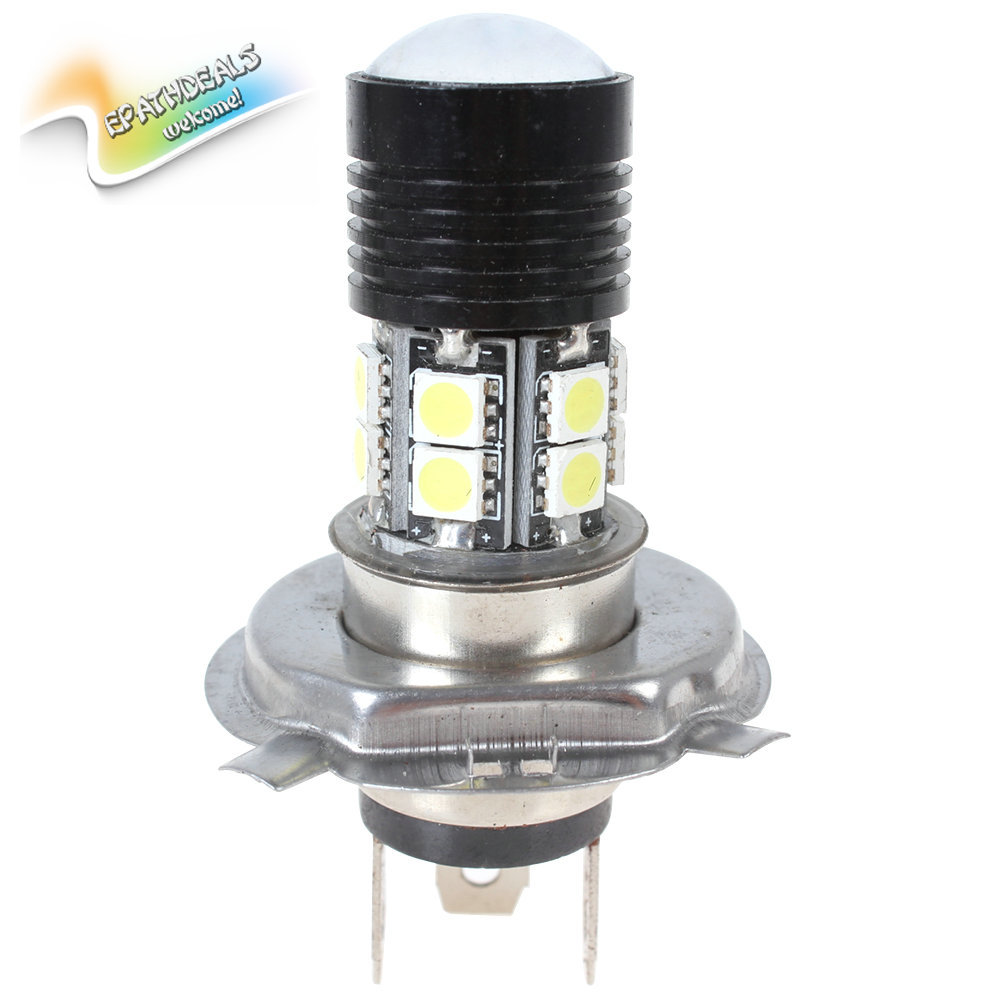 12v 5.5w h4 super bright auto car led foglights drl daytime running lights bulb led fog lamp with cree xp-e + 12 x 5050 smd leds