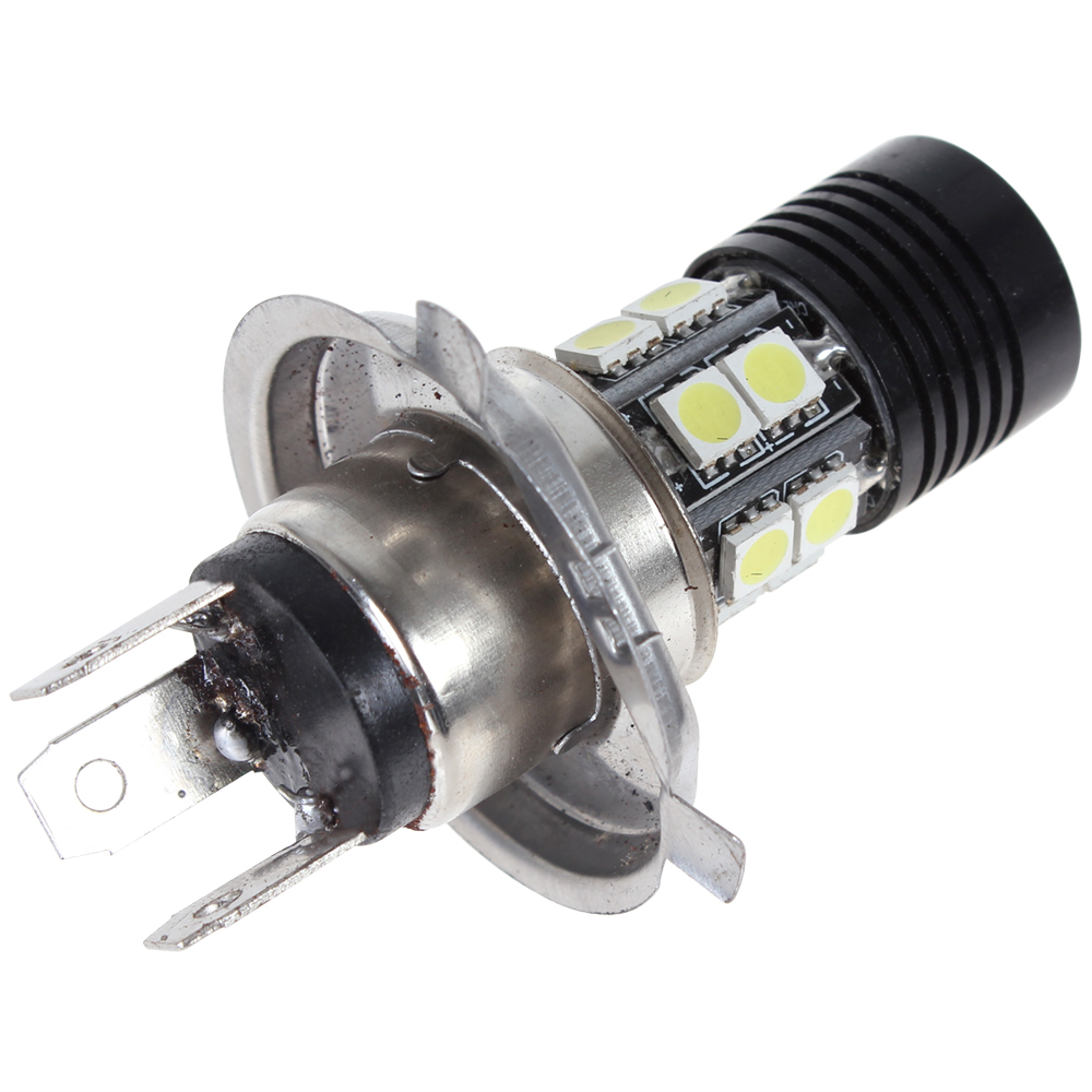 12v 5.5w h4 super bright auto car led foglights drl daytime running lights bulb led fog lamp with cree xp-e + 12 x 5050 smd leds