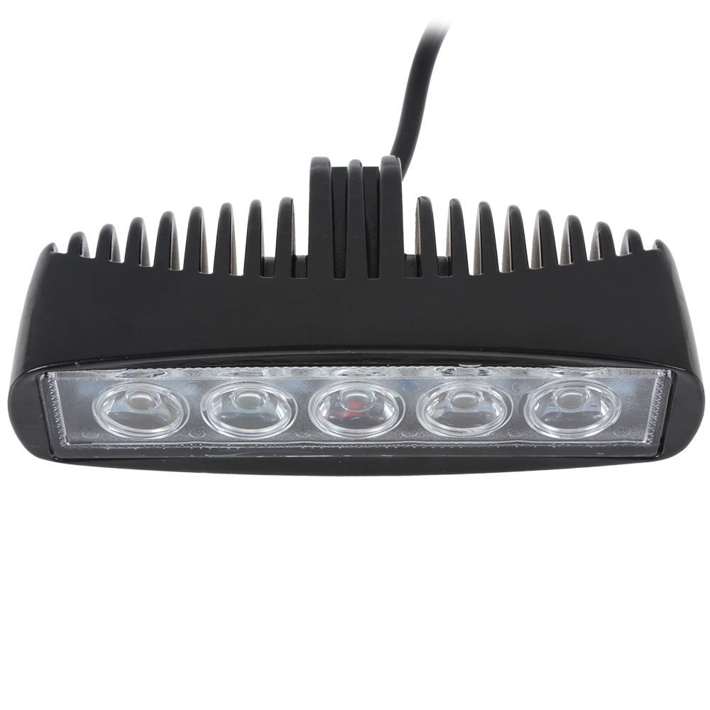 15w 850lm waterproof led work light bar lamp car offroad light bar pure white 6000k flood / spot beam off road driving fog light