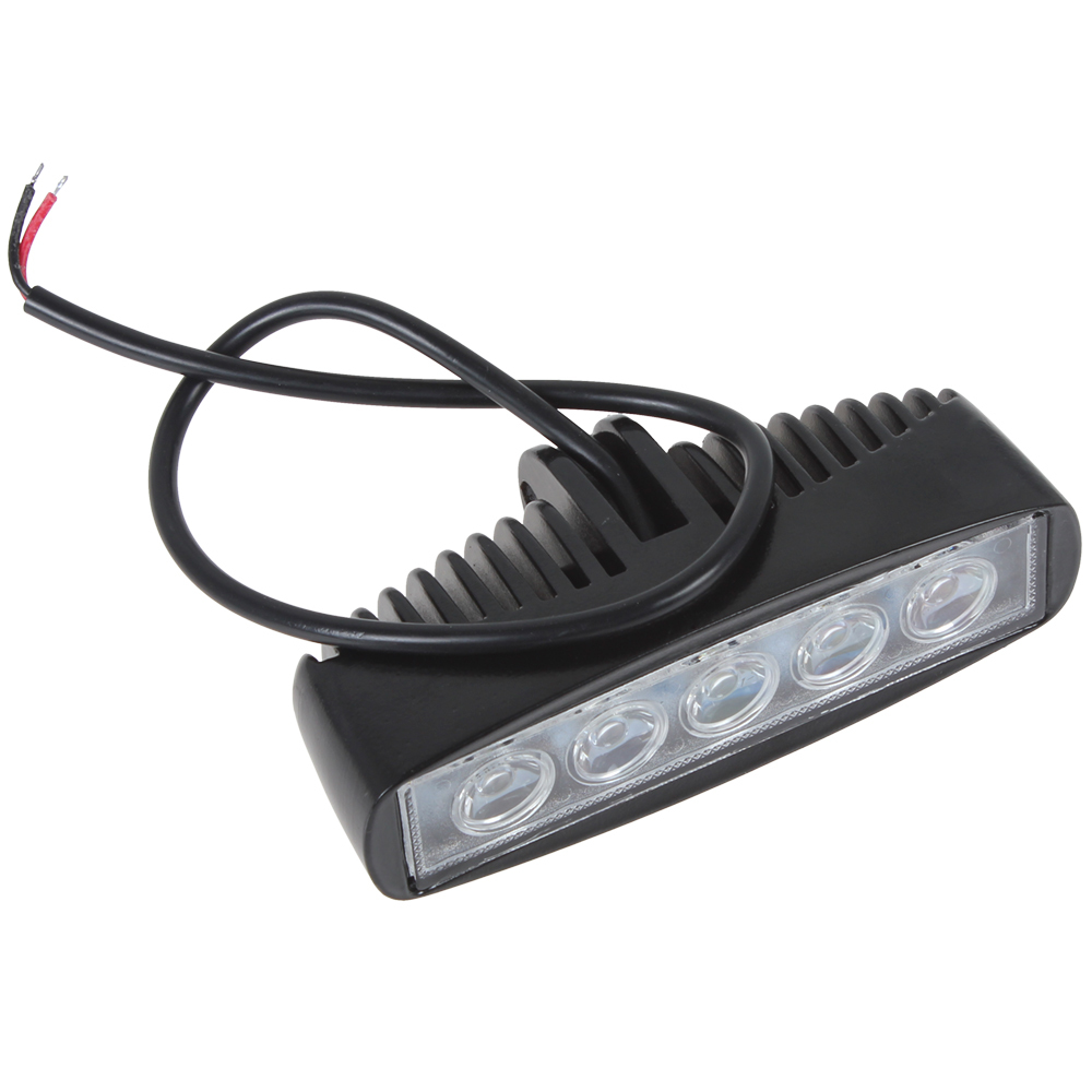 15w 850lm waterproof led work light bar lamp car offroad light bar pure white 6000k flood / spot beam off road driving fog light