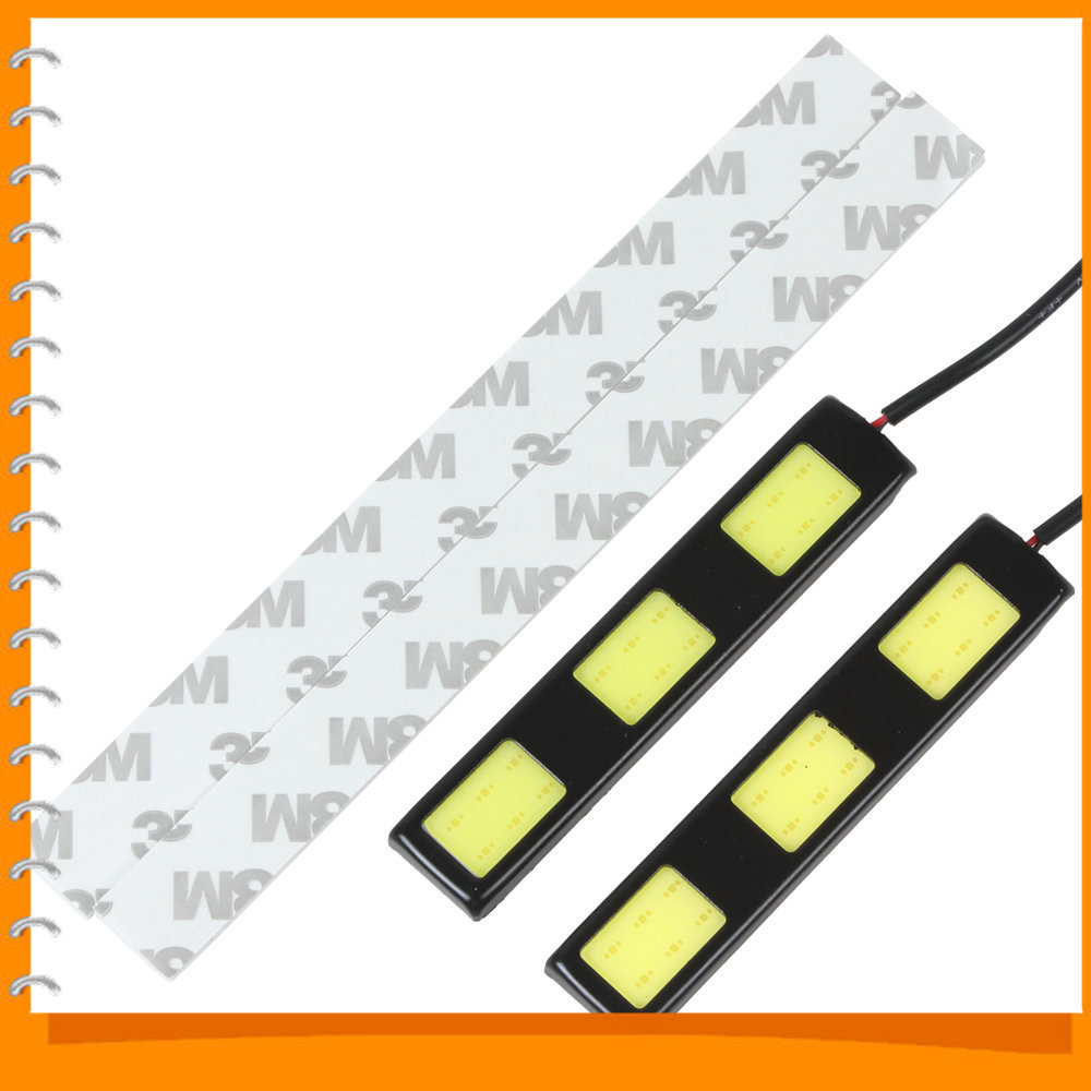 1pair! 12v 9w 9.2cm 3 cob led car daytime running lights 900lm cold white auto car led drl parking light fog lamp 1pair! 12v 9w 9.2cm 3 cob led car daytime running lights 900lm cold white auto car led drl parking light fog lamp