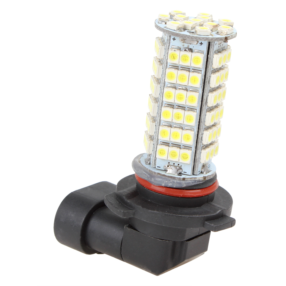 1pair! exotic design dc 12v white xenon led car fog lights bulb auto car fog lamp foglights with 102-smd hb3