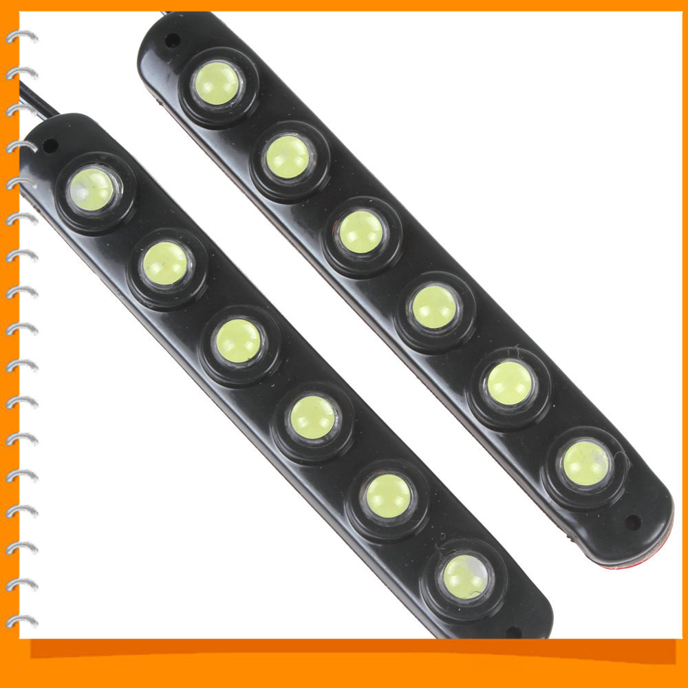 1pair! universal 12v 6w led car daytime running light drl white waterproof auto car led fog light lamp 1pair! universal 12v 6w led car daytime running light drl white waterproof auto car led fog light lamp