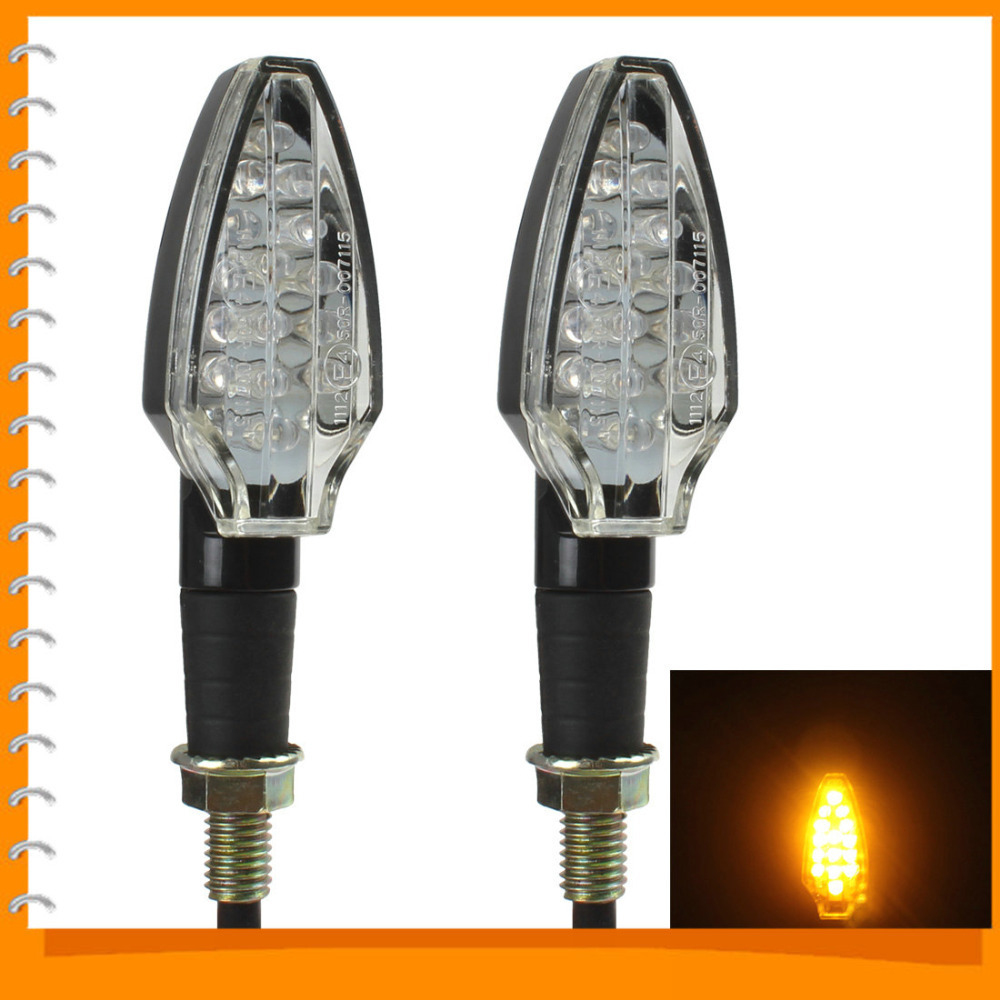 1pair! universal motorbike motorcycle bike amber 15 led turn signal indicator blinker light lamp 1pair! universal motorbike motorcycle bike amber 15 led turn signal indicator blinker light lamp