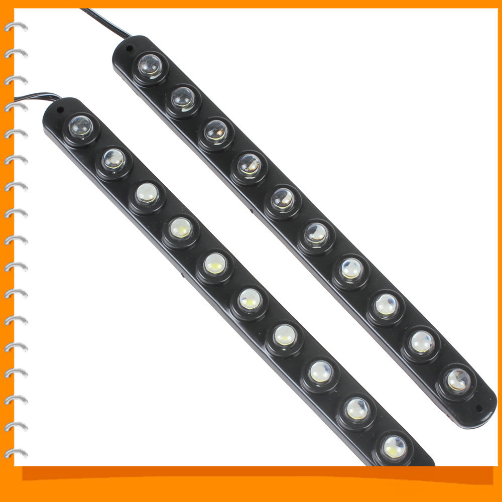 1pair! waterproof 12v 10w white led daytime running light auto car drl strips led fog light lamp universal for all cars 1pair! waterproof 12v 10w white led daytime running light auto car drl strips led fog light lamp universal for all cars