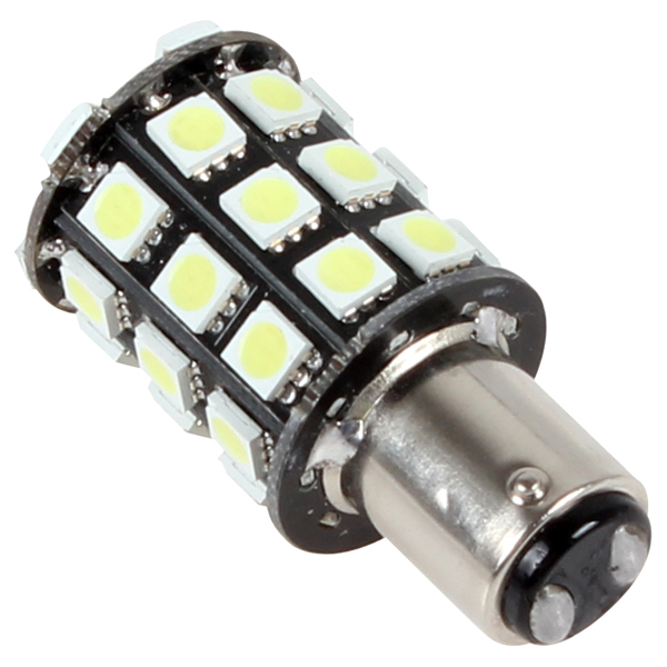 2pcs! 12v 5w white smd led car reverse light bulb / waterproof auto car spotlight / turn signal light lamp