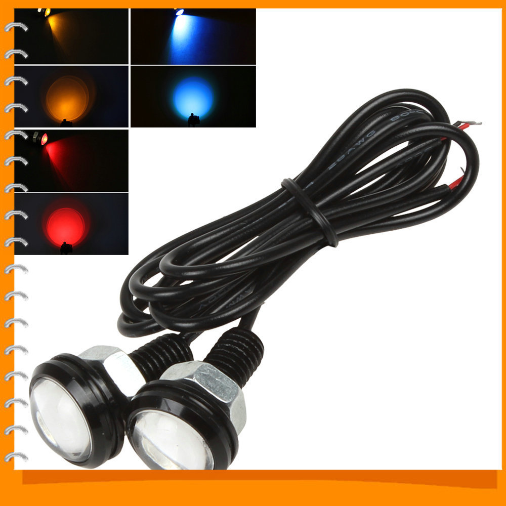 2pcs 18w 12v car eagle eye led daytime running lights led drl brake lamps ( yellow / blue / red optional ) 2pcs 18w 12v car eagle eye led daytime running lights led drl brake lamps ( yellow / blue / red optional )