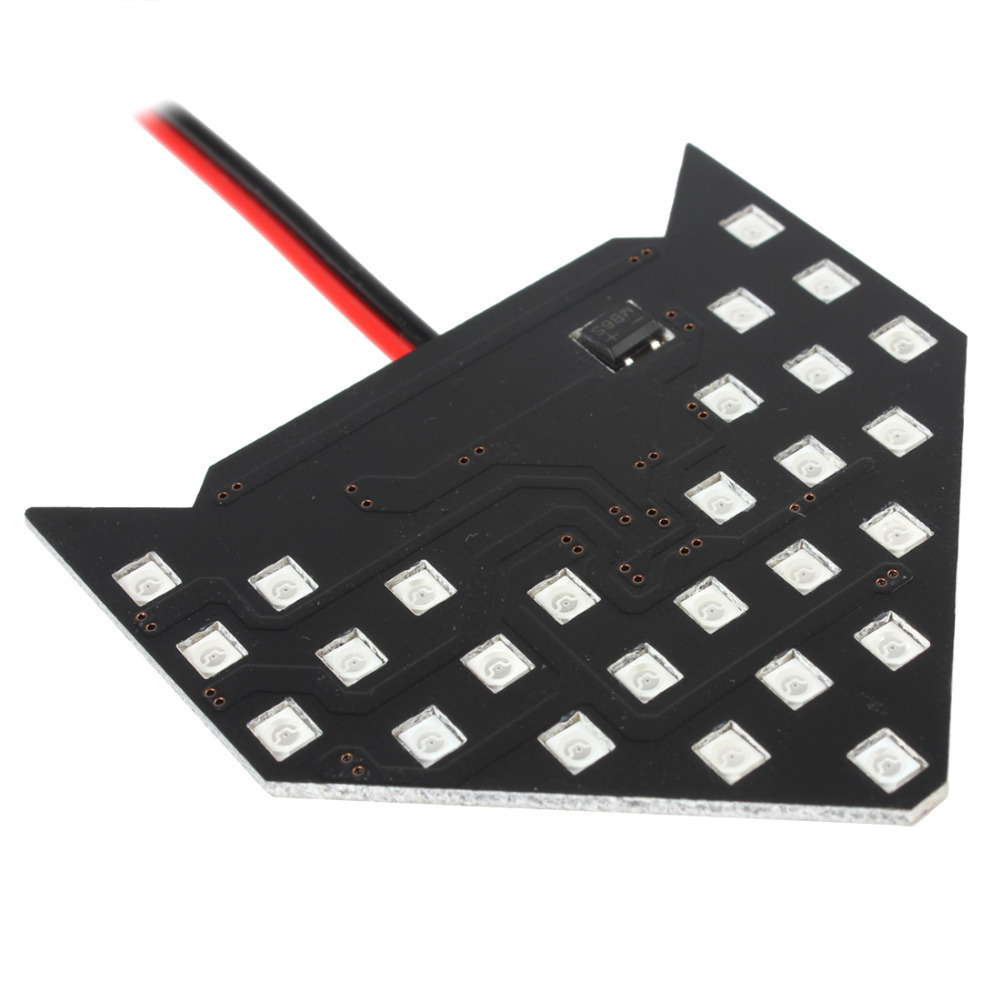 2pcs! 27 smd leds car arrow panel yellow light led side mirror indicator add-on turn signal light lamp