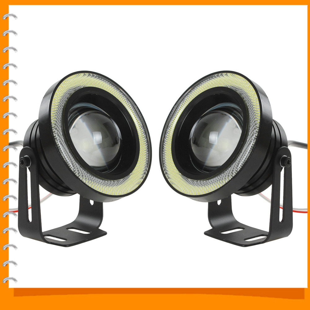 2pcs 30w 12v cob led car fog light lamp 89mm 3.5 inch 1800lm auto car angel eyes light headlight 2pcs 30w 12v cob led car fog light lamp 89mm 3.5 inch 1800lm auto car angel eyes light headlight