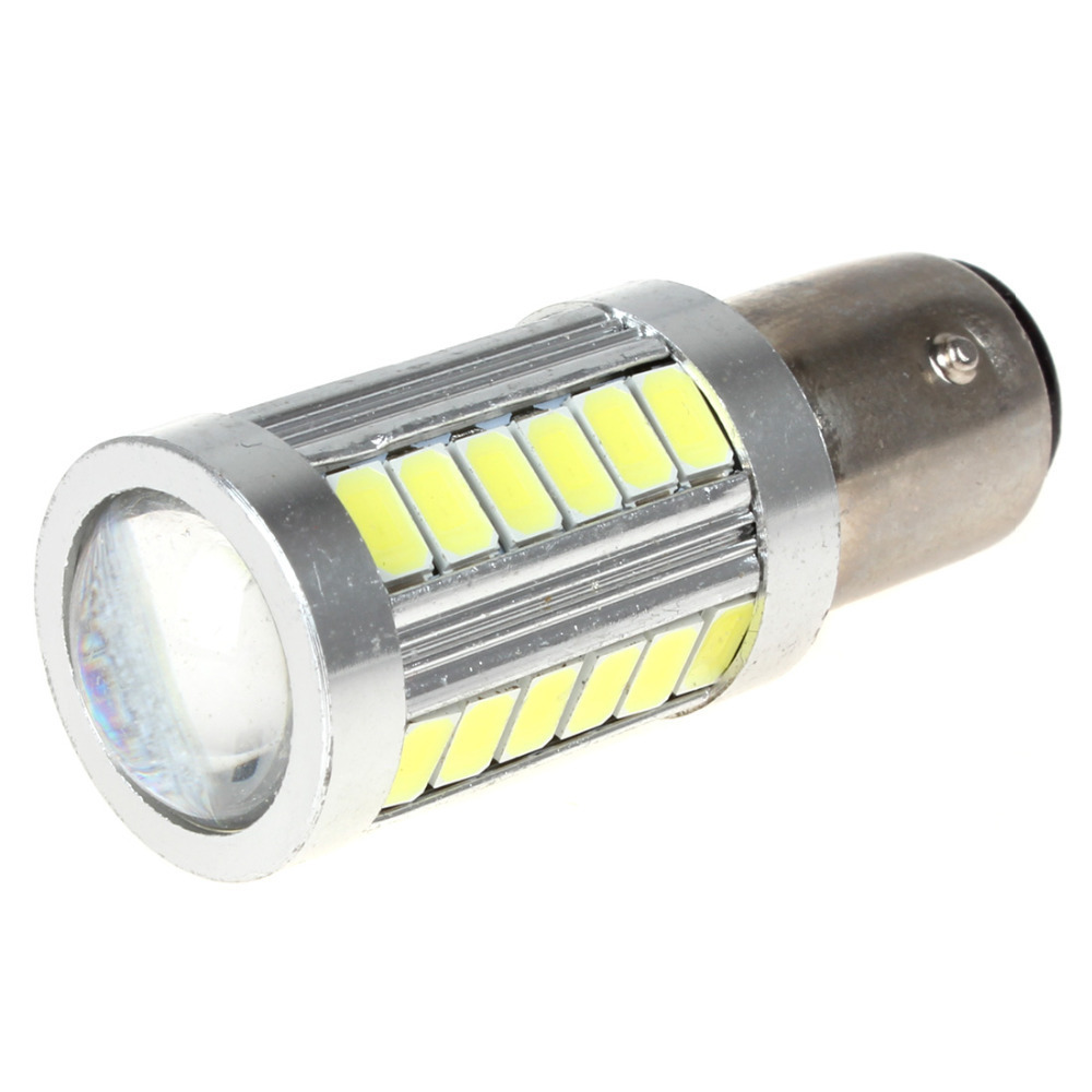2pcs! dc 12v 1157-5630-33 smd led car fog light lamp white head driving light daylight for auto motorcycle