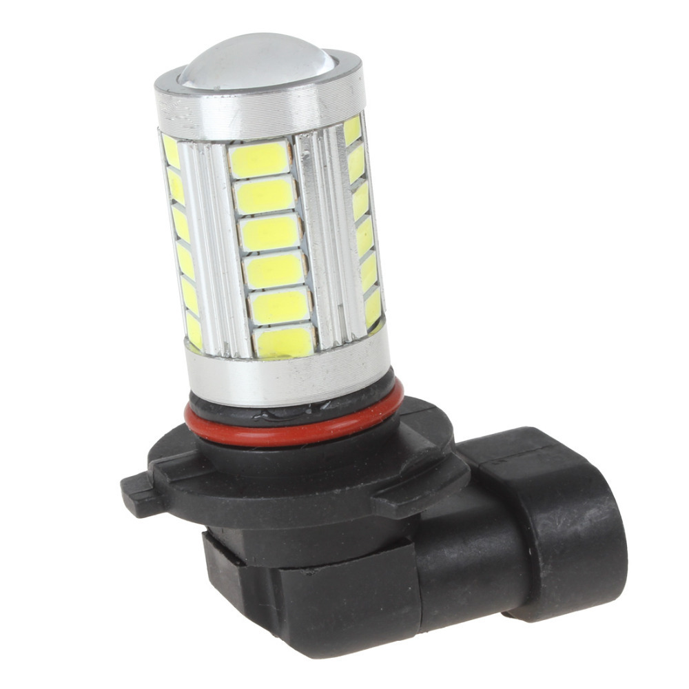 2pcs! dc 12v 9005-5630-33smd led car fog lamp white auto motorcycle head driving light bulb daylight