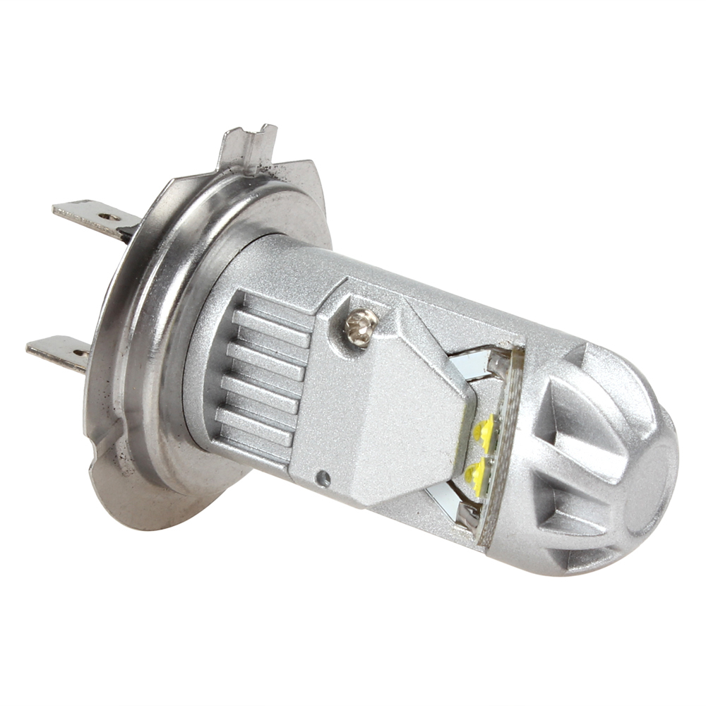 2pcs dc12v-24v 20w led blub 480lm 320 degree h7 aviation aluminum car fog lamp head light