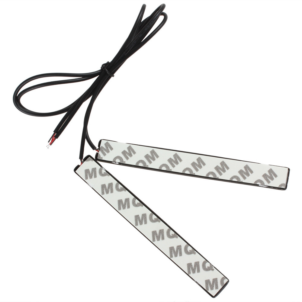 2pcs/pair! 14cm waterproof led cob drl universal auto car daytime running lights lamp led drl strip ( white / blue / ice blue )