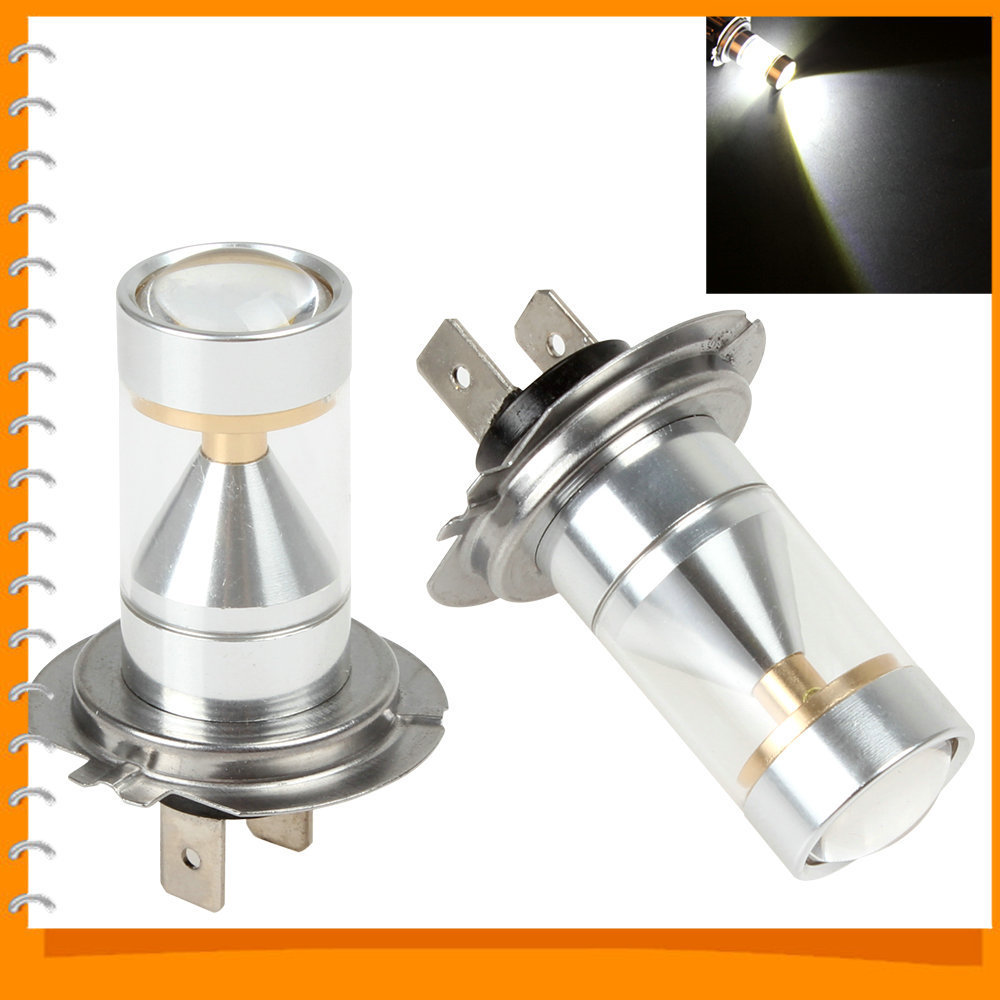 2pcs/pair! 30w 360 degree 750lm led car fog light lamp ultra bright led bulb h7 auto car white light source 2pcs/pair! 30w 360 degree 750lm led car fog light lamp ultra bright led bulb h7 auto car white light source