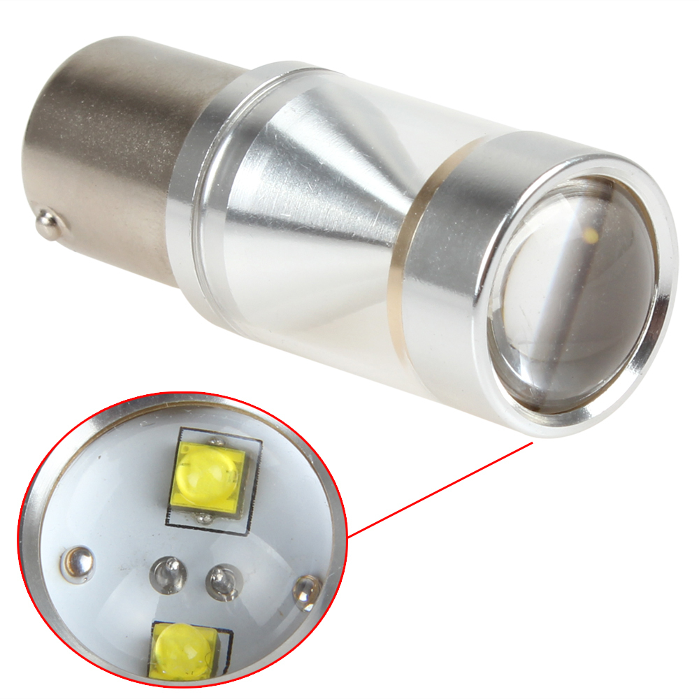 2pcs/pair! 750lm 360 degree 30w led car brake light bulb auto car backup light lamp with 1156 white led light
