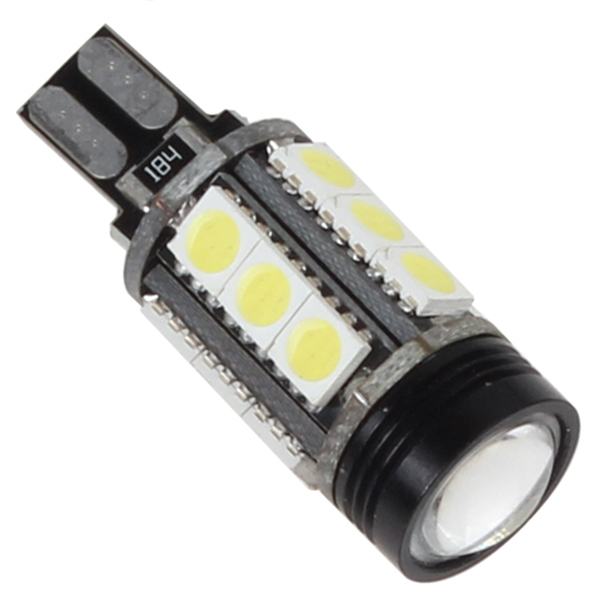 2pcs! t15 top led emitter 12v 5w smd 5050 car backup reserve light bulb 360 degrees led auto car reverse lamp